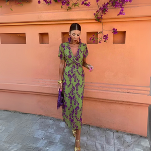 Danielle™ | Abito Floreale Donna Chic