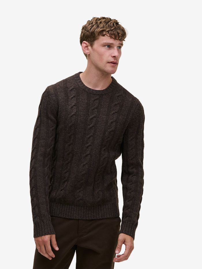 Brighton Cable Lambswool KW01008-DBR