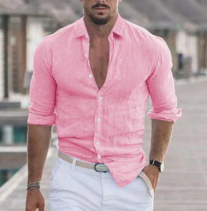 Camicia in lino - Eleganza estiva con una sensazione di leggerezza